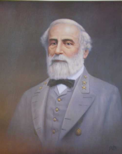 General R. E. Lee Colour Print