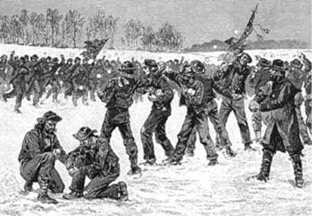 Civil War Snowball Fight